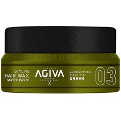 Воскова матова паста Agiva Matte Paste Green Hair Wax, фото 