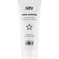Розгладжуюча маска Shot Smoothing Anti-Frizz Mask Work Activity, 200 ml, фото 