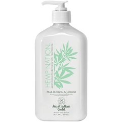 Лосьйон для тіла зволожуючий після засмаги Australian Gold Hemp Nation Pear Blossom & Jasmine Body Lotion, 535ml, фото 