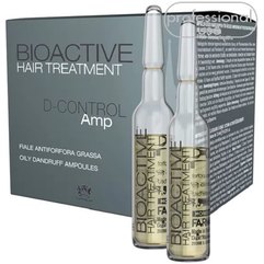 Средство против жирной перхоти в ампулах Farmagan Bioactive HT D-Control AMP Oily Dandruff, 10х7,5 ml