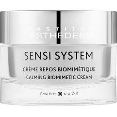 Заспокійливий біоміметичний крем Institut Esthederm Sensi System Calming Biomimetic Cream, 50 ml, фото 