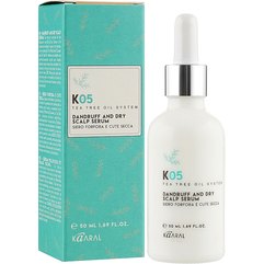 Краплі спрямованої дії проти сухої лупи Kaaral K05 Dandruff And Dry Sclap Serum, 50 ml, фото 