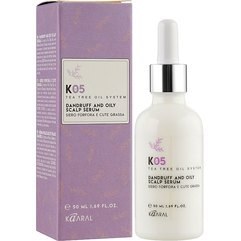 Краплі спрямованої дії проти жирної лупи Kaaral K05 Dandruff And Oily Sclap Serum, 50 ml, фото 