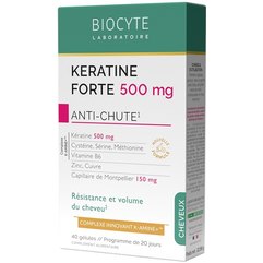 Комплекс на основе кератина, витаминов и минералов Biocyte Keratine Forte 500Mg AC, 40 caps