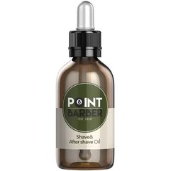 Зволожуюча і заспокійлива олія до і після гоління Farmagan Point Barber Pre & After Shave, 30 ml, фото 