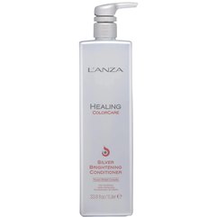 Кондиціонер для усунення жовтизни L'anza Healing ColorCare Silver Brightening Conditioner, 1000 ml, фото 