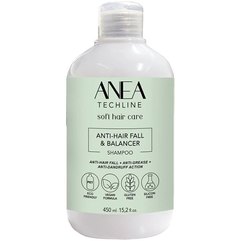 Шампунь против выпадения волос балансирующий Anea Techline Anti Hair Loss & Balancer Shampoo, 450 ml