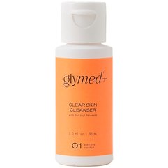 Лікувальне гелеве очищення з бензоїл пероксидом GlyMed Clear Skin Cleanser with Benzoyl Peroxide, фото 