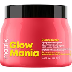 Маска для интенсивной защиты цвета и яркого блеска окрашенных волос Matrix Glow Mania Glazing Queen Mask, 500 ml