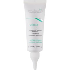 Очищающая эмульсия для волос против перхоти Nubea Solutia Purifying Emulsion, 75 ml