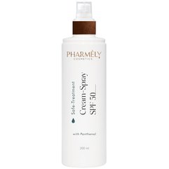 Крем-спрей с пантенолом Pharmely Safe-Treatment Solution Cream-Spray Spf 50 Panthenol 75%, 200 ml
