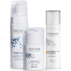Набір для обличчя Відновлення та сяяння Biotrade Pure, фото 