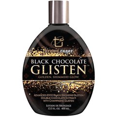 Крем для солярия с шоколадными бронзантами и шимером Brown Sugar Black Chocolate Glisten Advanced 200X, 400 ml