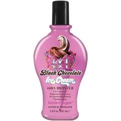 Крем для загара в солярии насыщенно темный Brown Sugar Black Chocolate Ice Cream 400x, 221 ml