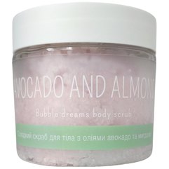 Сладкий скраб для тела с маслами авокадо и миндаля Elenis Bubble Dreams Body Scrub, 400 g
