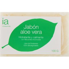 Мило для обличчя й тіла з екстрактом алое вера Interapothek Hidratante y Calmante Jabon Aloe Vera, 100 g