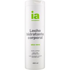Увлажняющее молочко для тела с экстрактом Алоэ Вера Interapothek Leche Hidratante Corporal Aloe Vera, 400 ml