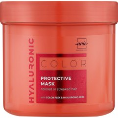 Маска для захисту фарбованого і мелірованого волосся Unic Hyaluronic Color Protective Mask, 500 ml, фото 
