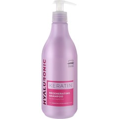 Відновлюючий шампунь для ламкого та пошкодженого волосся Unic Hyaluronic Keratin Regenerating Shampoo, 500 ml, фото 