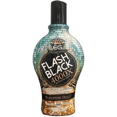 Крем для солярия темный бронзовый оттенок 4000X European Gold Flash Black, 354 ml