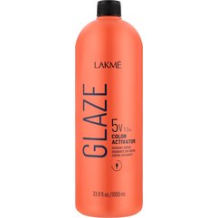 Активатор фарби для волосся кремовий Lakme Glaze Color Activator Cream 5 V 1,5%, 1000 ml, фото 