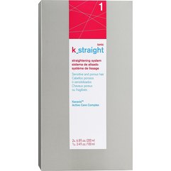 Комплекс для випрямлення пористого волосся з тепловою дією Lakme K.Straight Ionic Straightening System for Sensitive Hair 1, фото 