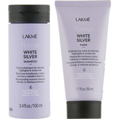 Набор для волос для блондинов Lakme Teknia White Silver
