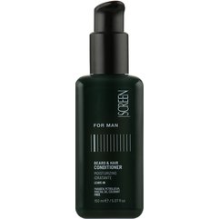 Мужской несмываемый кондиционер для волос и бороды Screen For Man Beard & Hair Conditioner