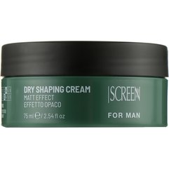 Моделювальний крем для волосся з матовим ефектом середньої фіксації Screen For Man Dry Shaping Cream, 75 ml, фото 