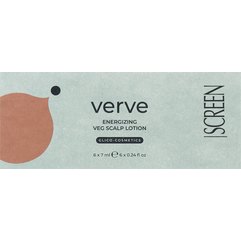 Ампули для профілактики випадіння волосся Screen Purest Verve Energizing Veg Scalp Lotion, 6*7 ml, фото 