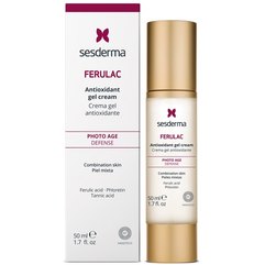 Антиоксидантний гель-крем для обличчя Sesderma Ferulac Antioxidant Gel Cream, 50 ml, фото 