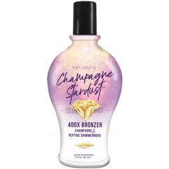 Крем для засмаги в солярії із шиммером Tan Asz U Double Shot Champagne Stardust 400X, 221 ml, фото 