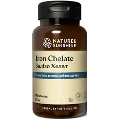 NSP Iron Chelate Залізо Хелат, 180 таблеток по 614 мг, фото 