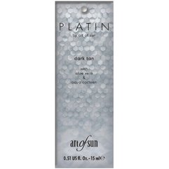 Лосьон для загара в солярии с бронзатором Art of Sun Platin Dark Tan, 15 ml