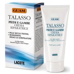 GUAM Talasso Podos Crema Riparatrice Piedi e Gambe Відновлюючий пом'якшувальний крем для ніг, 100 мл, фото 