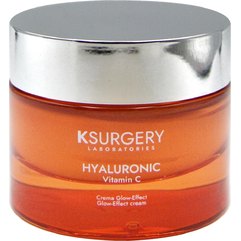 Крем с сияющим эффектом с витамином С для лица KSurgery Hyaluronic Vitamin C Glow Effect Cream, 50 ml