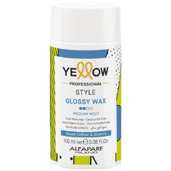 Віск для глянцевої фіксації волосся Yellow Professional Style Glossy Wax, 100 ml, фото 