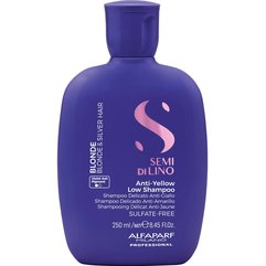 Шампунь для светлых или обесцвеченных волос Alfaparf Milano Semi Di Lino Blonde Intense Anti-Yellow Low Shampoo