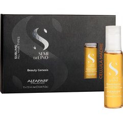 Концентрат для волос Alfaparf Milano Semi Di Lino Cellula Madre Beauty Genesis Vials, 12 х 13 ml