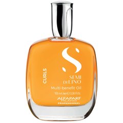 Масло для вьющихся волос Alfaparf Milano Semi Di Lino Curls  Multi-Benefit Oil, 100 ml