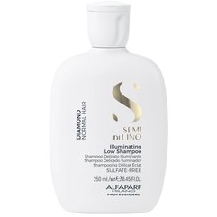 Шампунь для блеска волос с микрокристаллами Alfaparf Milano Semi Di Lino Diamond Illuminating Shampoo