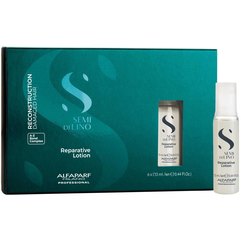 Лосьон для реконструкции волос Alfaparf Milano Semi Di Lino Reconstruction Reparative Lotion, 6x13 ml