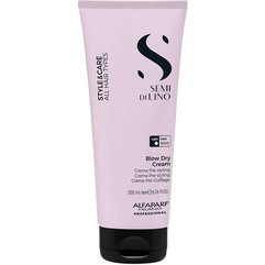 Крем для защиты волос во время укладки Alfaparf Milano Semi Di Lino Style & Care Blow Dry Cream, 200 ml