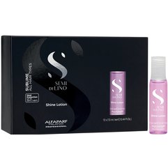 Лосьйон для блиску волосся Alfaparf Milano Semi Di Lino Sublime Illuminating Shine Lotion, 12х13 ml, фото 