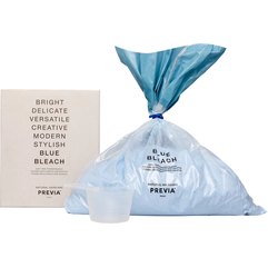 Освітлююча пудра блакитна безпилова Previa Blue Bleach Bright Delicate, 500 g, фото 