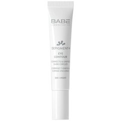 Крем для кожи вокруг глаз против темных кругов и пигментации Babe Laboratorios Depigment+ Eye Contour, 15 ml