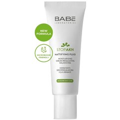 Матирующий увлажняющий флюид Babe Laboratorios Stop AKN Matitifying Fluid, 50 ml
