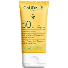 Крем сонцезахисний Caudalie Vinosun High Protection Cream SPF50, 50 ml, фото 