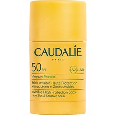 Сонцезахисний стік для обличчя та тіла Caudalie Vinosun Protect Invisible High Protection Stick SPF50, 15 g, фото 