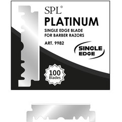Односторонние лезвия для бритвы SPL Platinum 9982, 100 шт